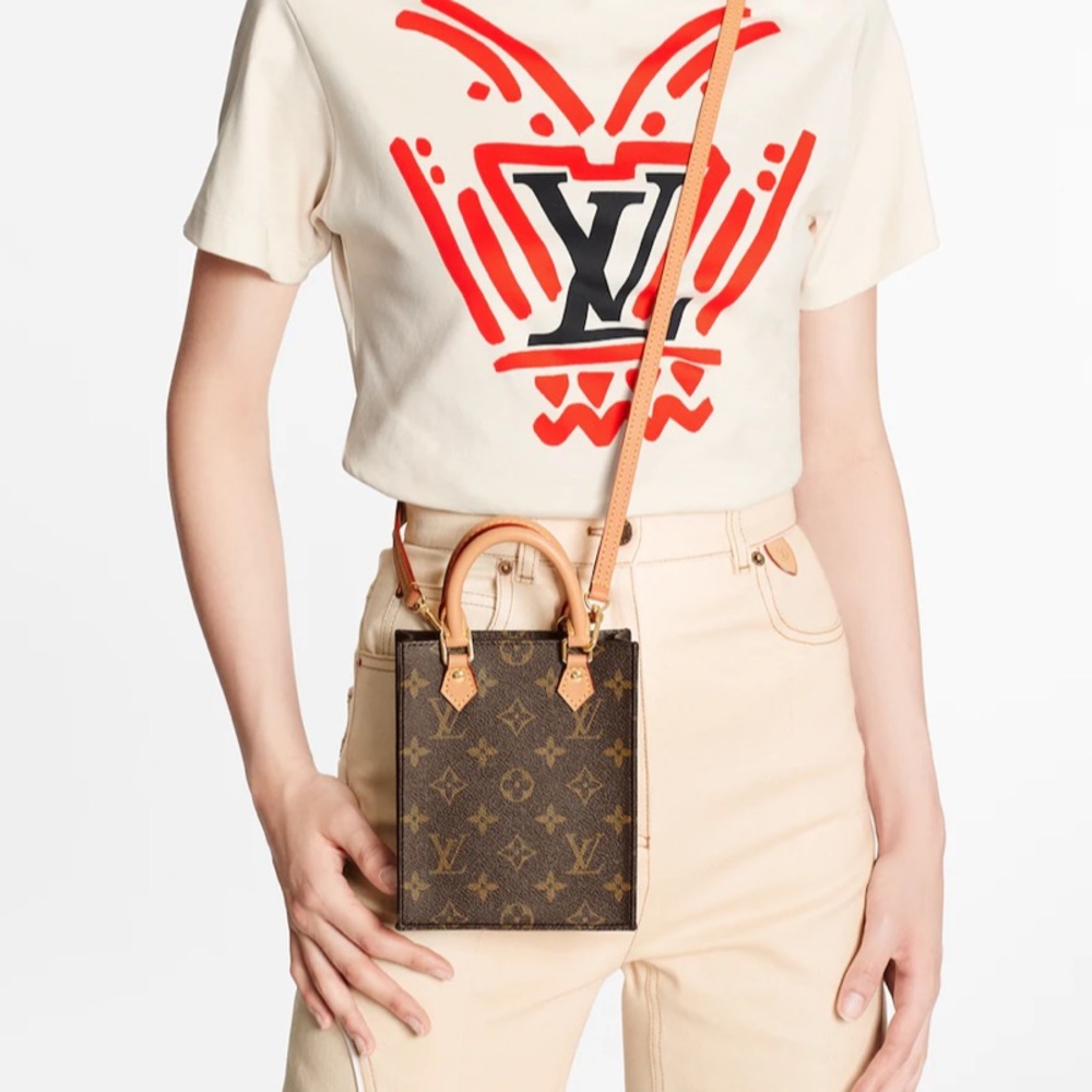 💫New Louis Vuitton monogram Petit Sac Plat - Picture 9 of 12